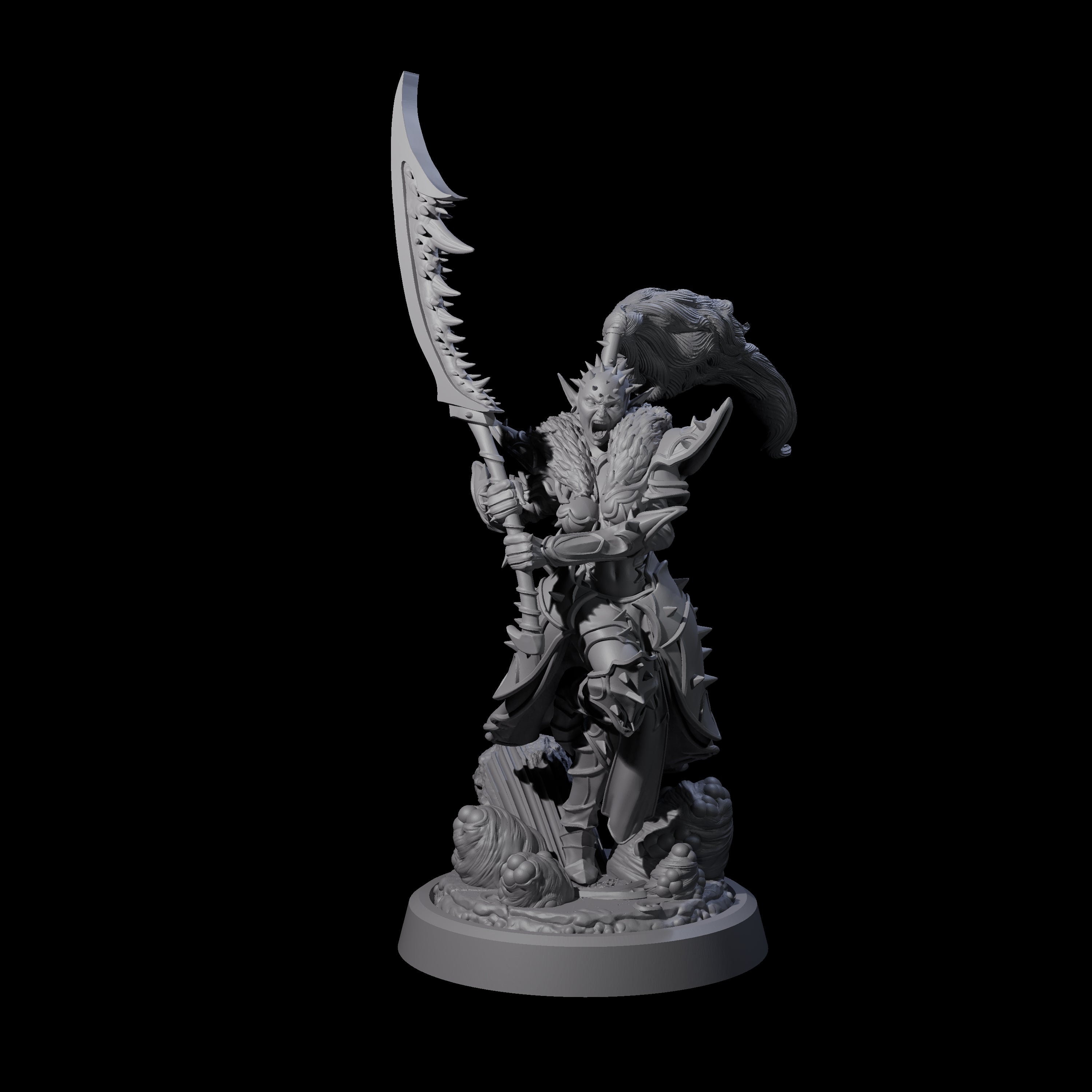 Four Corrupted Hive Protectors Miniature for Dungeons and Dragons, Pathfinder or other TTRPGs