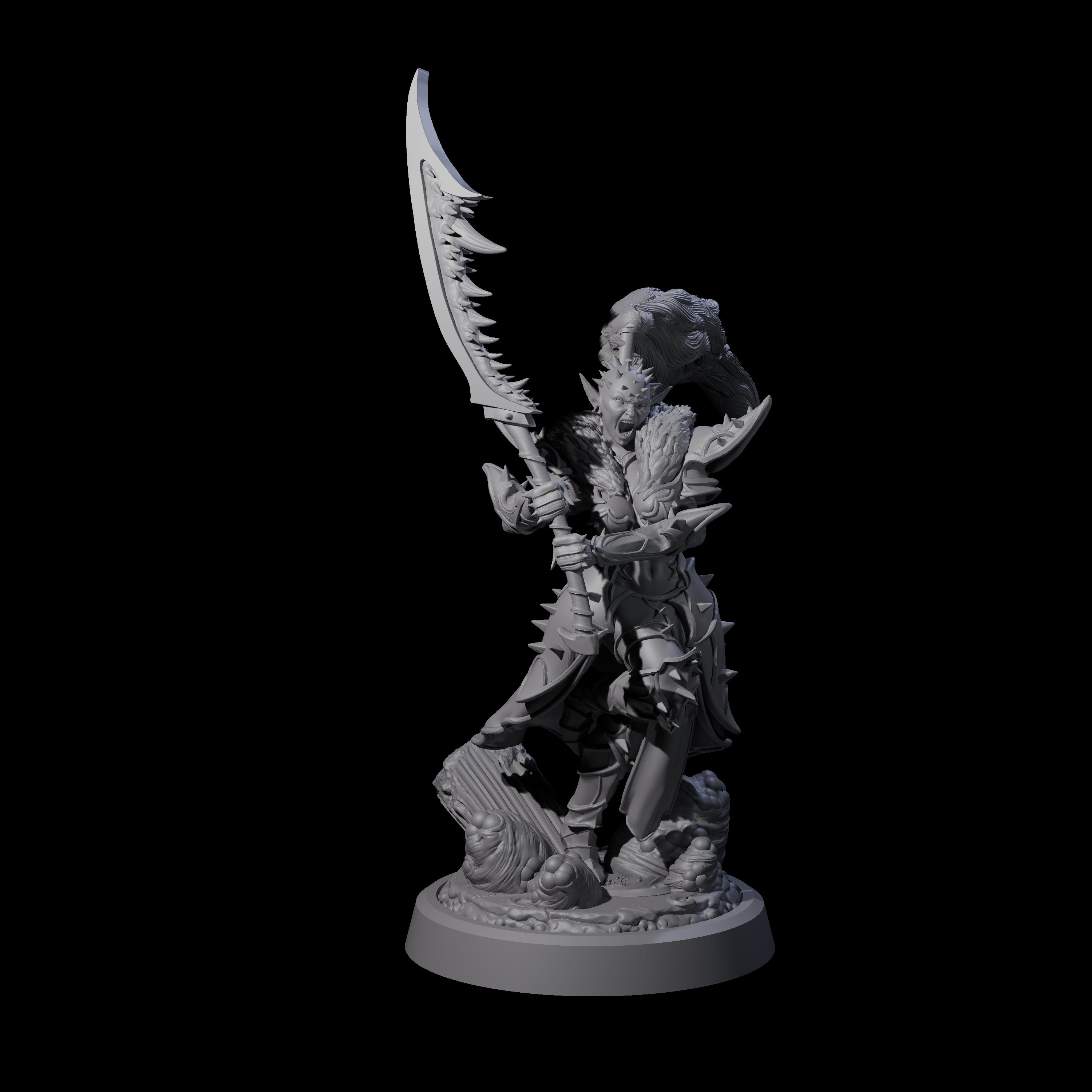 Four Corrupted Hive Protectors Miniature for Dungeons and Dragons, Pathfinder or other TTRPGs