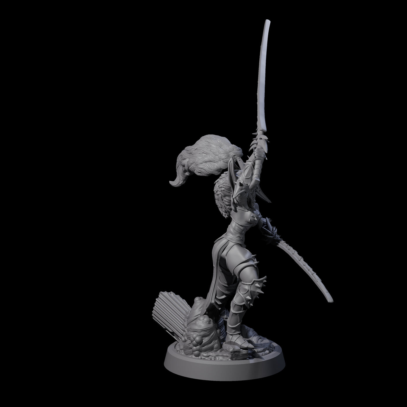 Four Corrupted Hive Protectors Miniature for Dungeons and Dragons, Pathfinder or other TTRPGs