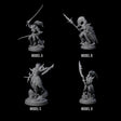 Four Corrupted Hive Protectors Miniature for Dungeons and Dragons, Pathfinder or other TTRPGs