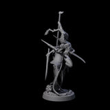Four Corrupted Mariliths Miniature for Dungeons and Dragons, Pathfinder or other TTRPGs