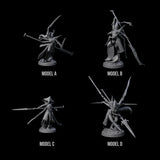 Four Corrupted Mariliths Miniature for Dungeons and Dragons, Pathfinder or other TTRPGs