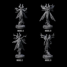 Four Corrupted Underdark Dryads Miniature for Dungeons and Dragons, Pathfinder or other TTRPGs