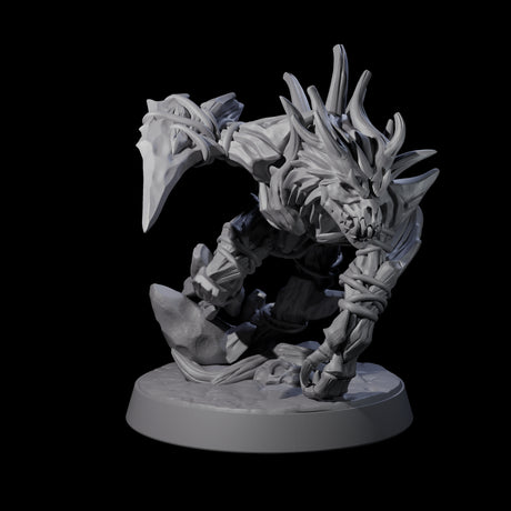 Four Corrupted Wood Woads Miniature for Dungeons and Dragons, Pathfinder or other TTRPGs