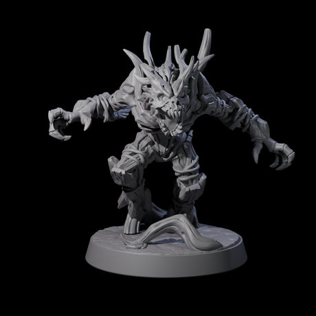 Four Corrupted Wood Woads Miniature for Dungeons and Dragons, Pathfinder or other TTRPGs