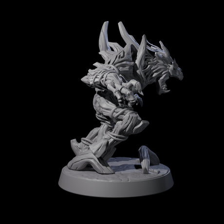 Four Corrupted Wood Woads Miniature for Dungeons and Dragons, Pathfinder or other TTRPGs