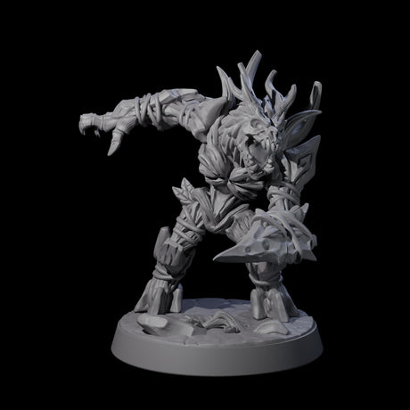 Four Corrupted Wood Woads Miniature for Dungeons and Dragons, Pathfinder or other TTRPGs