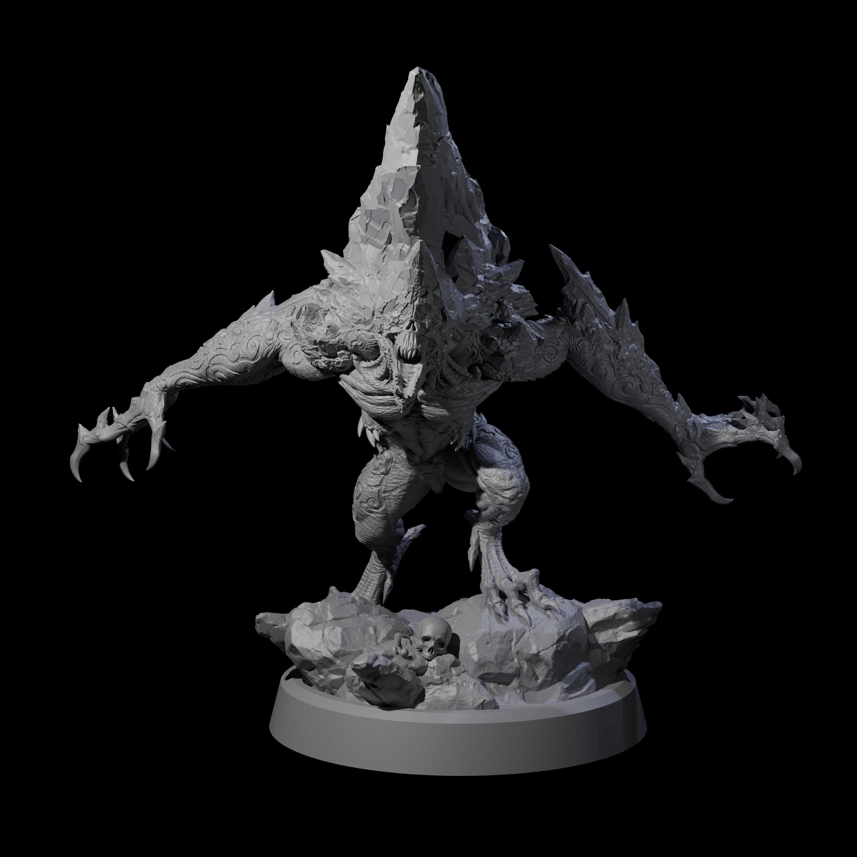 Four Cracked Destrachan Horrors Miniature for Dungeons and Dragons, Pathfinder or other TTRPGs