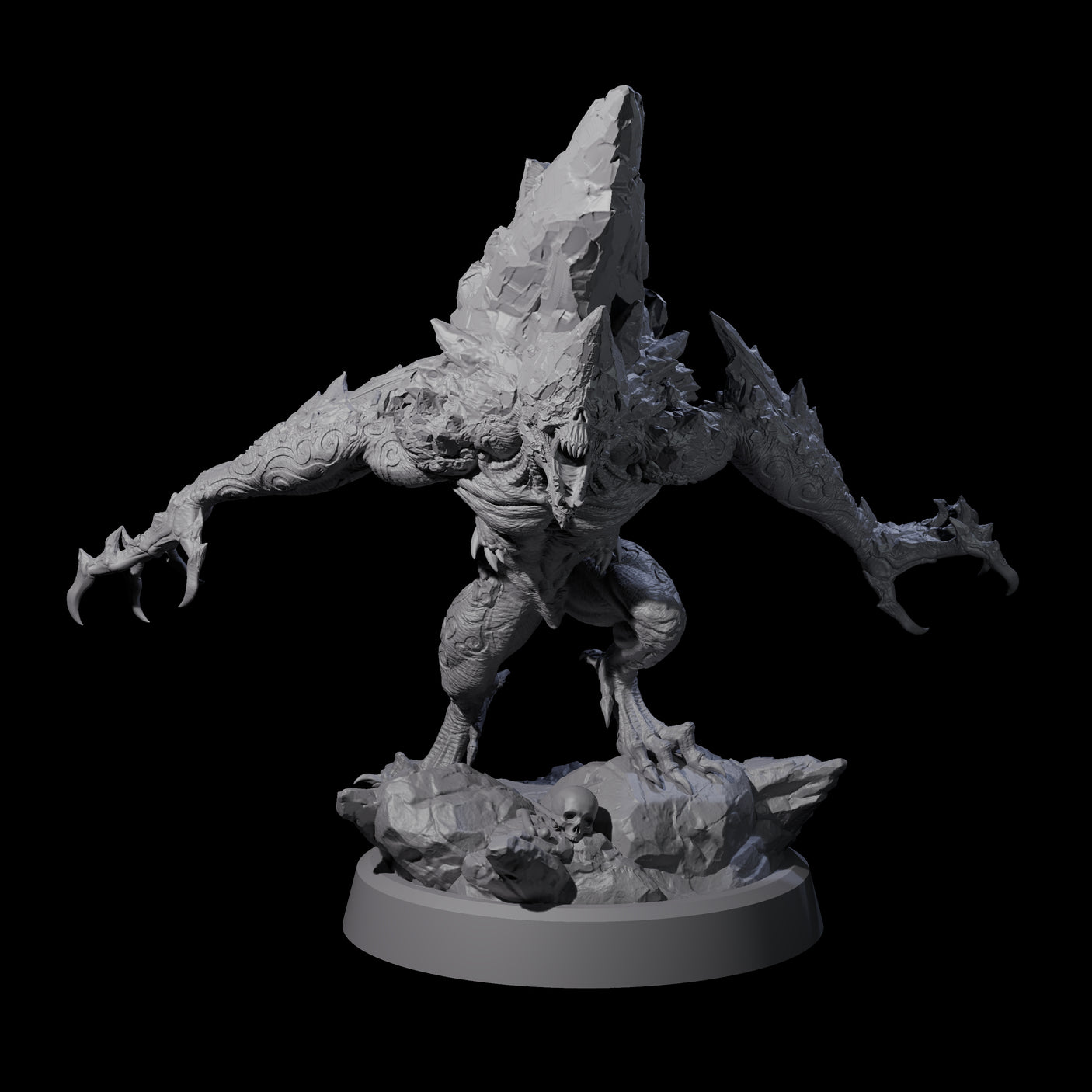 Four Cracked Destrachan Horrors Miniature for Dungeons and Dragons, Pathfinder or other TTRPGs