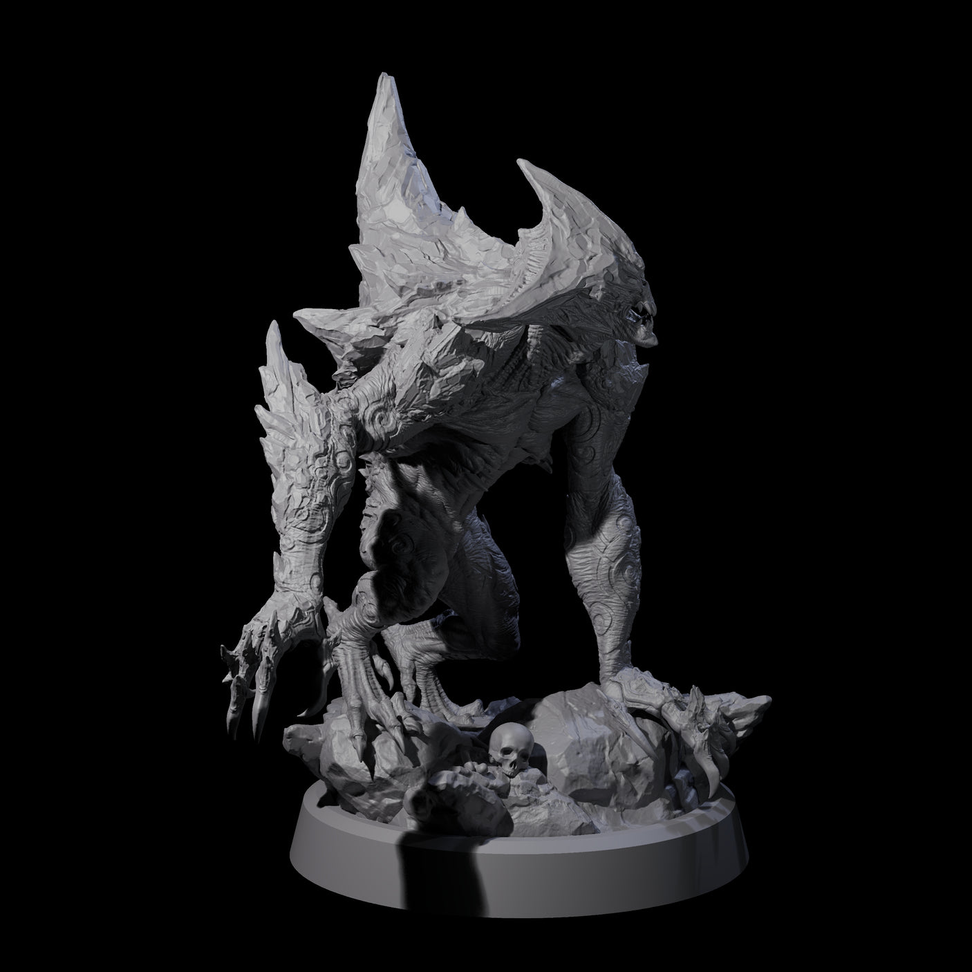 Four Cracked Destrachan Horrors Miniature for Dungeons and Dragons, Pathfinder or other TTRPGs