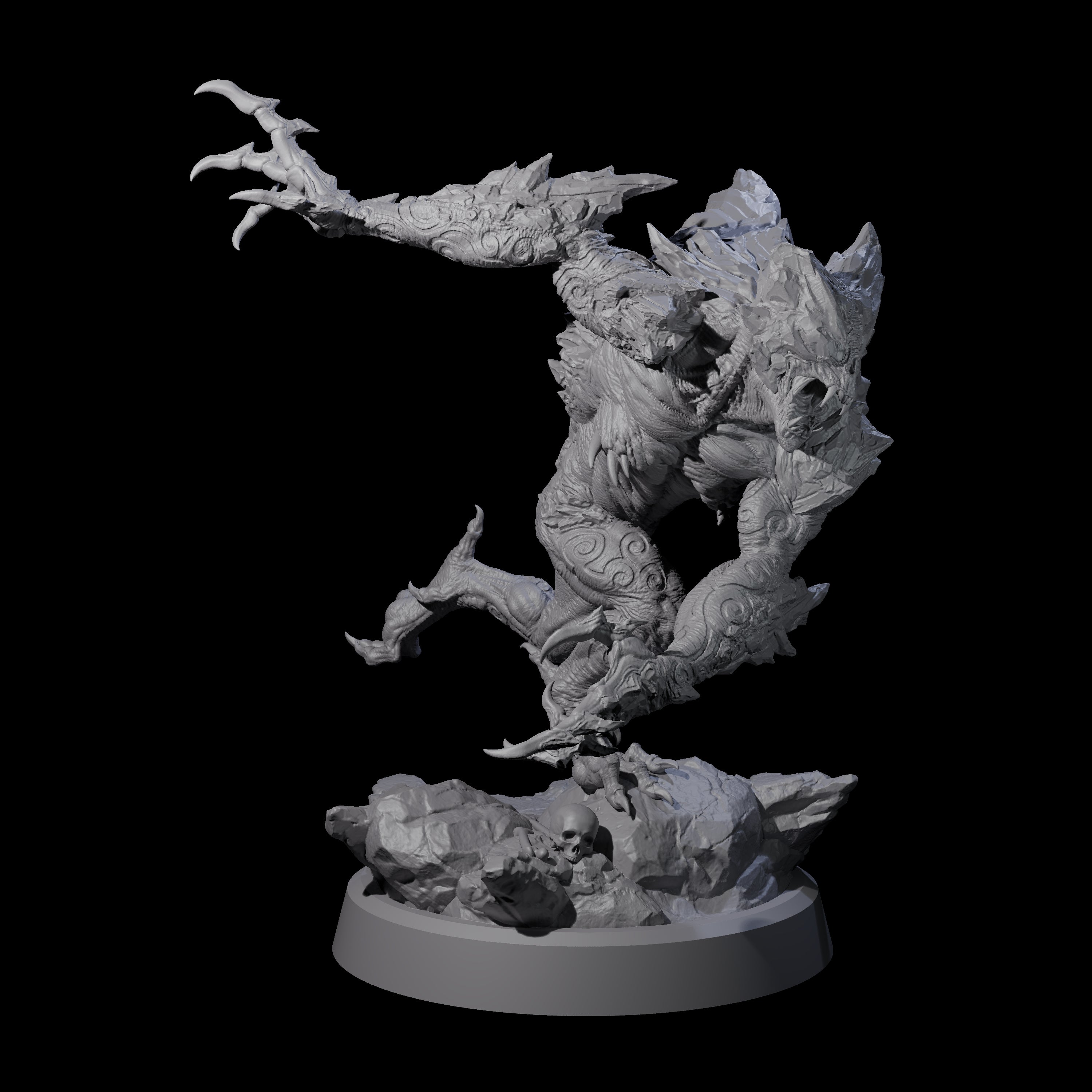 Four Cracked Destrachan Horrors Miniature for Dungeons and Dragons, Pathfinder or other TTRPGs