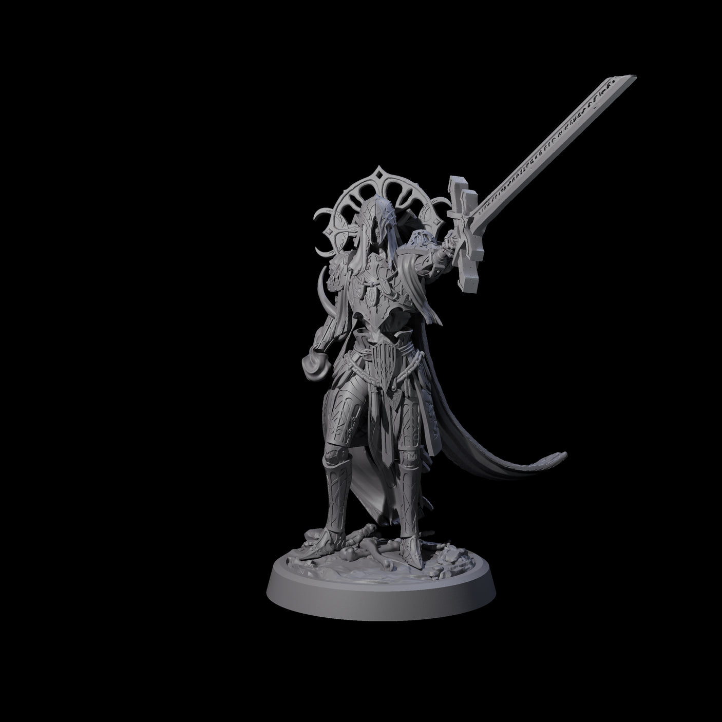 Four Creaking Tomb Lichs Miniature for Dungeons and Dragons, Pathfinder or other TTRPGs