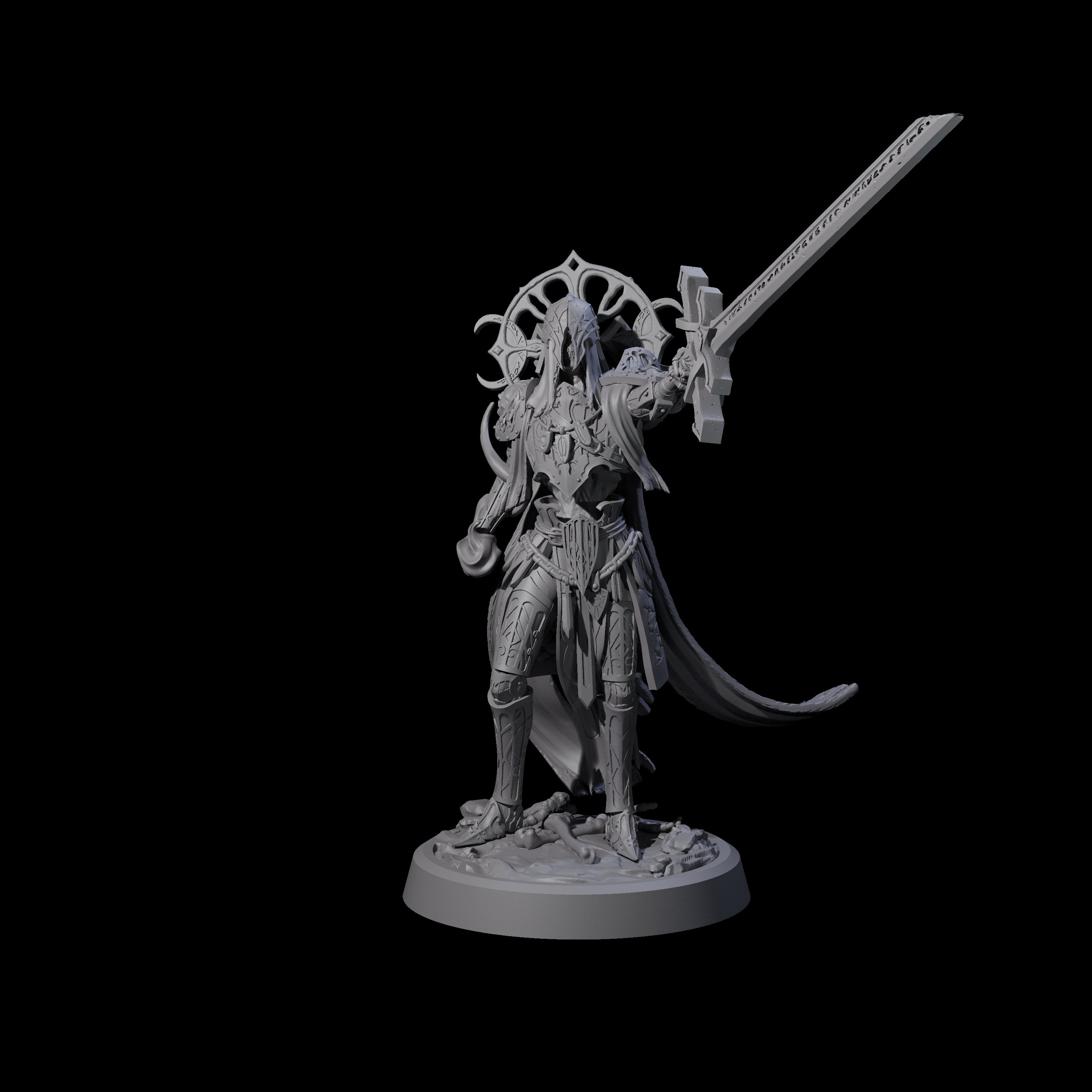 Four Creaking Tomb Lichs Miniature for Dungeons and Dragons, Pathfinder or other TTRPGs