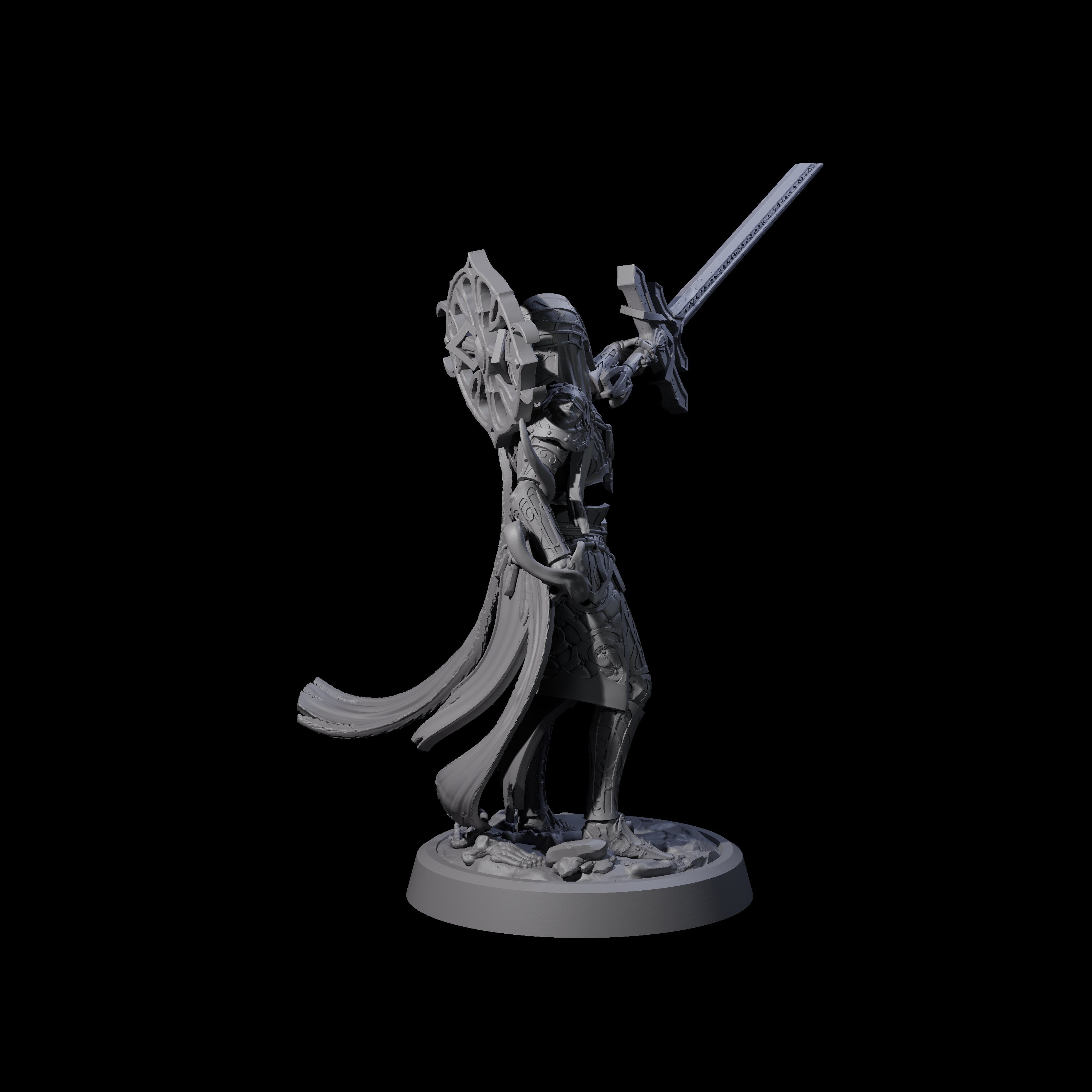 Four Creaking Tomb Lichs Miniature for Dungeons and Dragons, Pathfinder or other TTRPGs