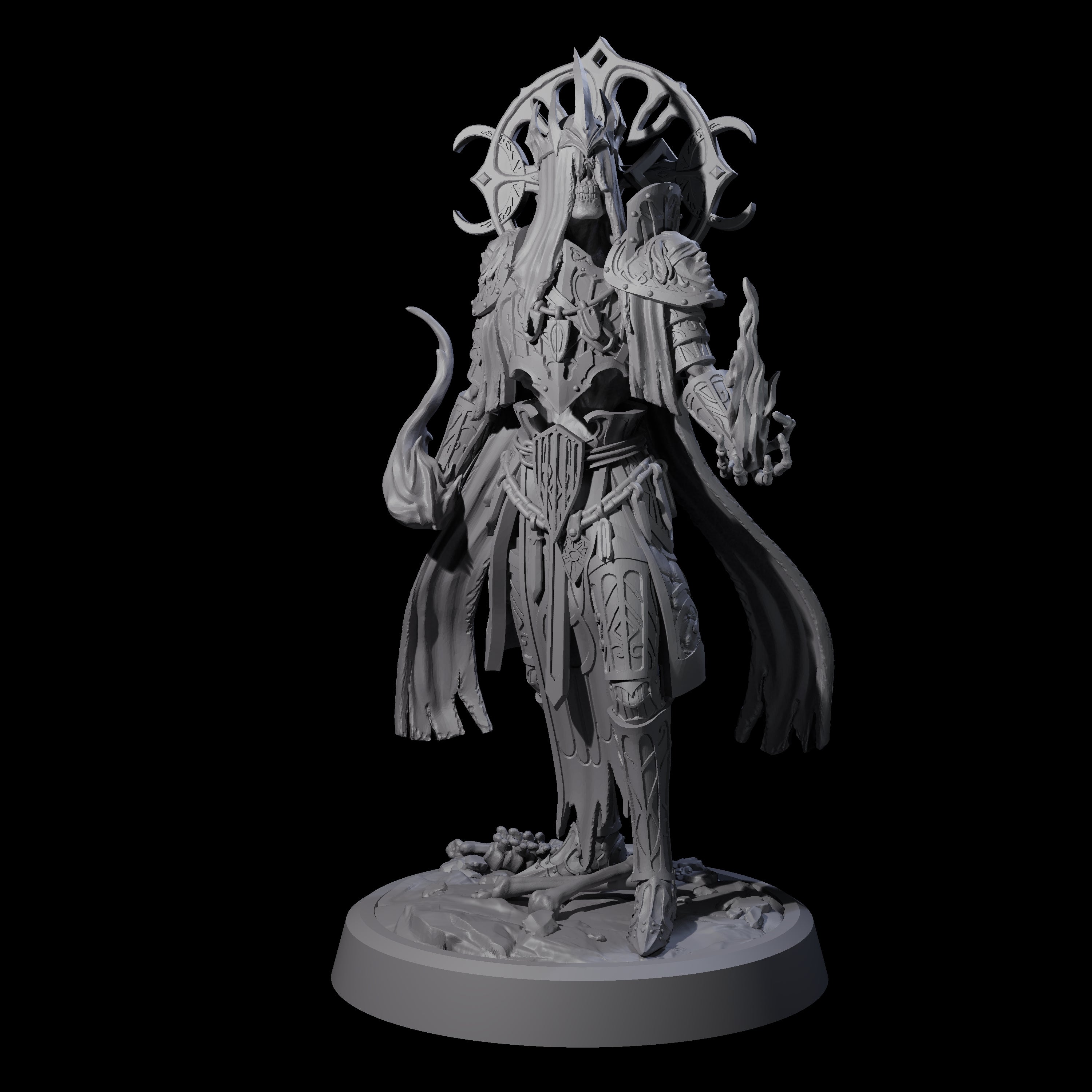 Four Creaking Tomb Lichs Miniature for Dungeons and Dragons, Pathfinder or other TTRPGs