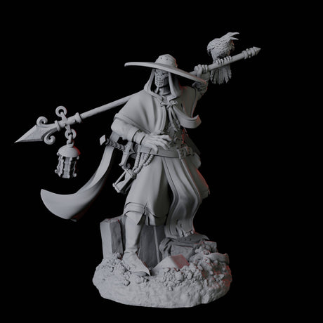 Four Creepy Gravediggers Miniature for Dungeons and Dragons, Pathfinder or other TTRPGs