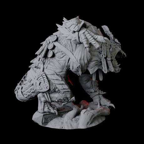 Four Crocodile Lizardfolk Warriors Miniature for Dungeons and Dragons, Pathfinder or other TTRPGs