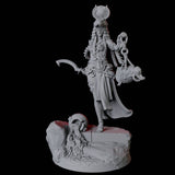 Four Crocodile Priestesses Miniature for Dungeons and Dragons, Pathfinder or other TTRPGs