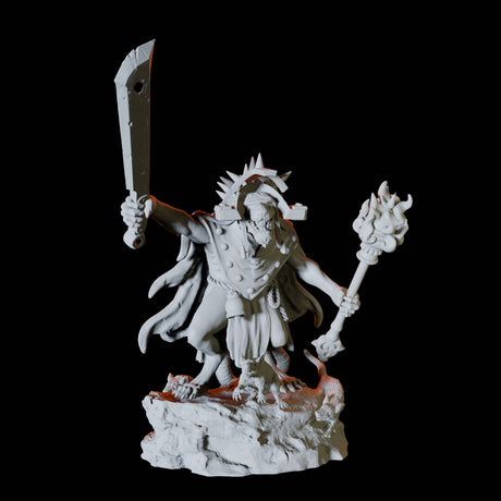 Four Crusader Ratfolk Miniature for Dungeons and Dragons, Pathfinder or other TTRPGs