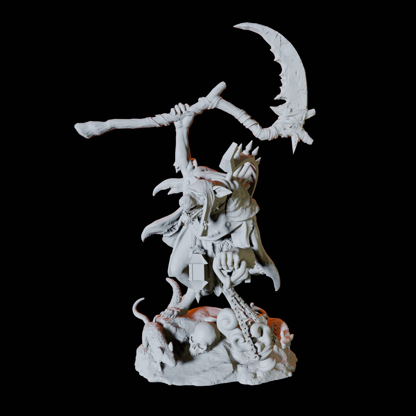 Four Crusader Ratfolk Miniature for Dungeons and Dragons, Pathfinder or other TTRPGs