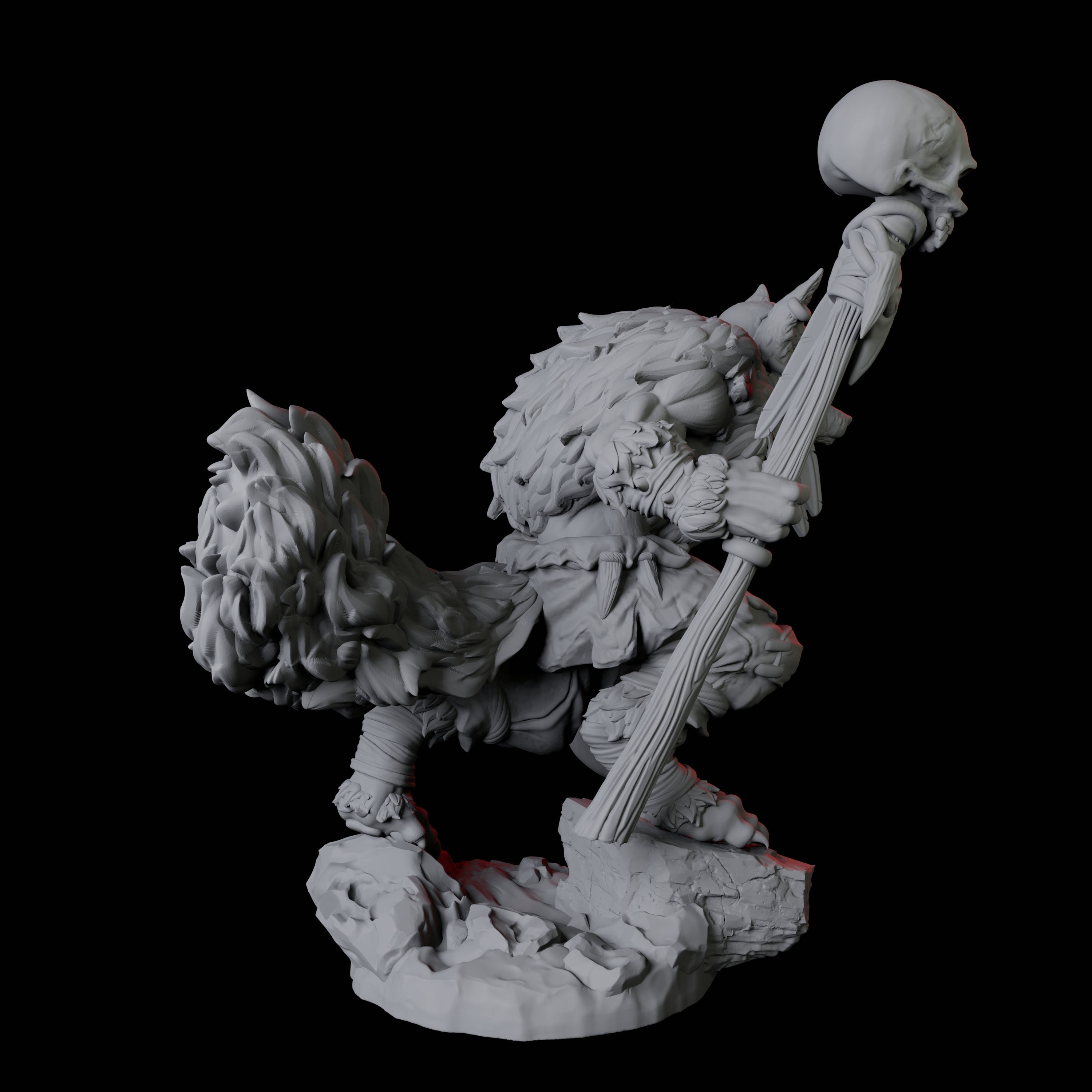 Four Cunning Kitsune Fighters Miniature for Dungeons and Dragons, Pathfinder or other TTRPGs