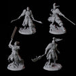 Four Cunning Yuan-Ti Warriors Miniature for Dungeons and Dragons, Pathfinder or other TTRPGs