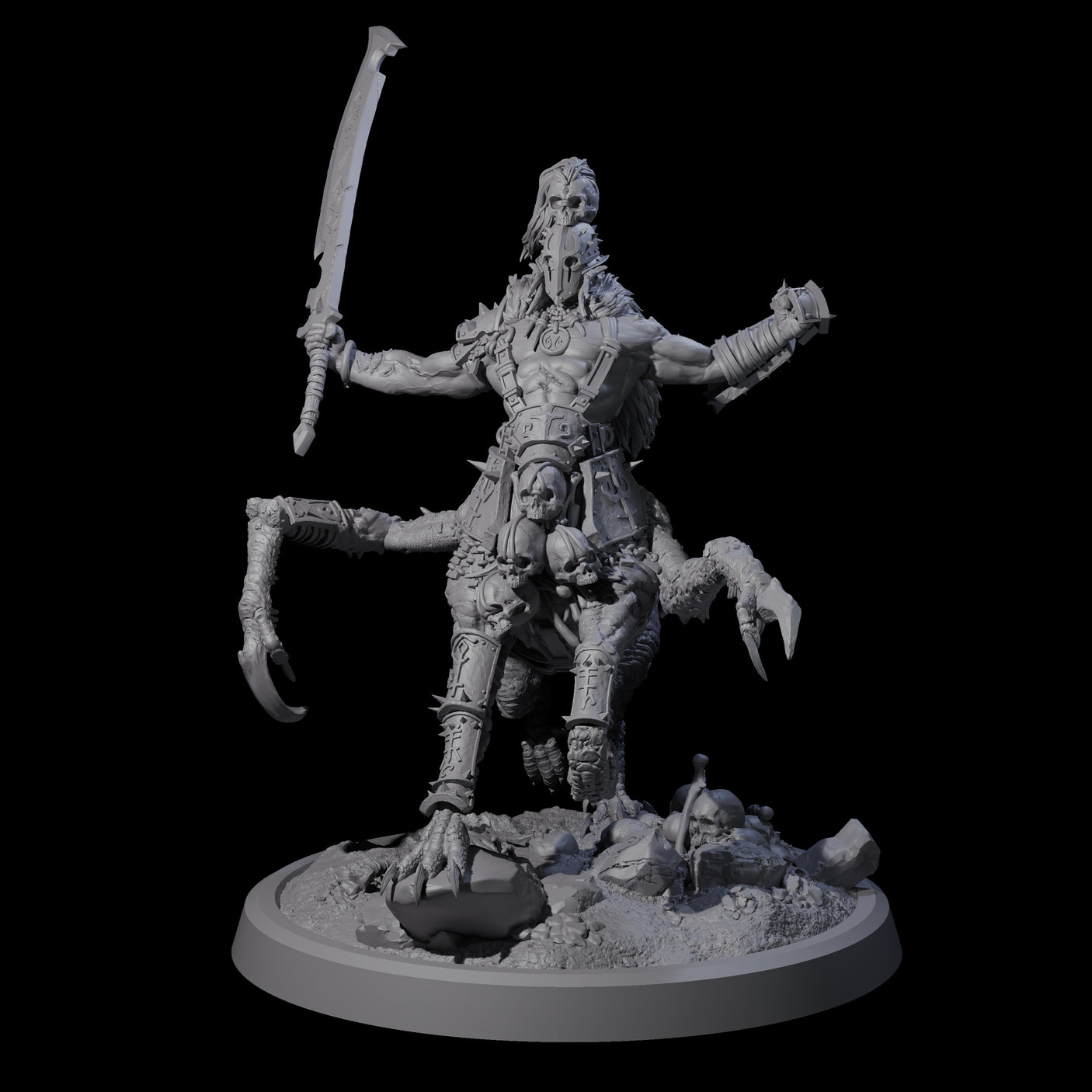 Four Dastardly Armanites Miniature for Dungeons and Dragons, Pathfinder or other TTRPGs