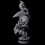 Four Decorated Flameskulls Miniature for Dungeons and Dragons, Pathfinder or other TTRPGs