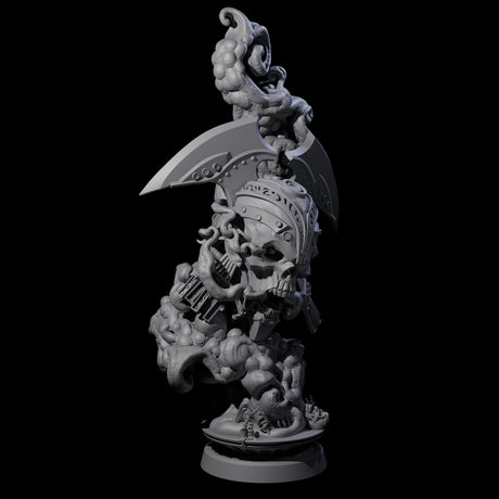 Four Decorated Flameskulls Miniature for Dungeons and Dragons, Pathfinder or other TTRPGs