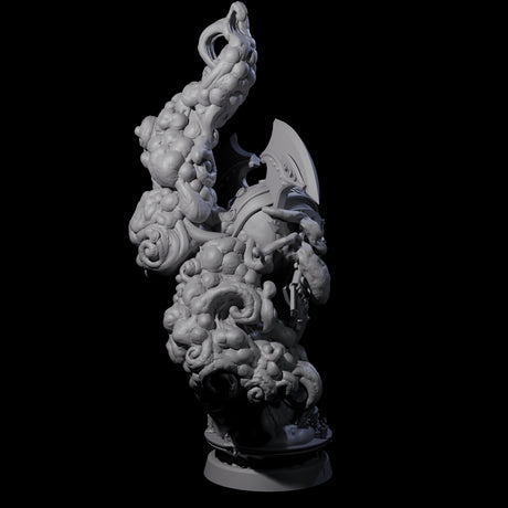 Four Decorated Flameskulls Miniature for Dungeons and Dragons, Pathfinder or other TTRPGs
