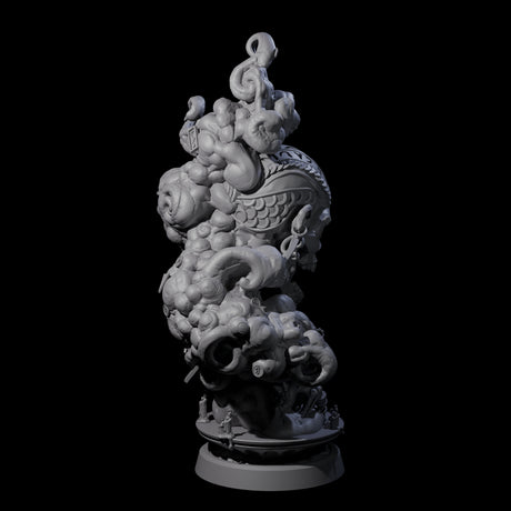 Four Decorated Flameskulls Miniature for Dungeons and Dragons, Pathfinder or other TTRPGs