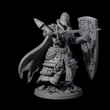Four Decorated Skeleton Guards Miniature for Dungeons and Dragons, Pathfinder or other TTRPGs