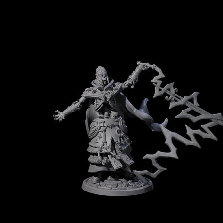 Four Decorated Skeleton Guards Miniature for Dungeons and Dragons, Pathfinder or other TTRPGs