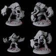 Four Depth Umber Hulks Miniature for Dungeons and Dragons, Pathfinder or other TTRPGs