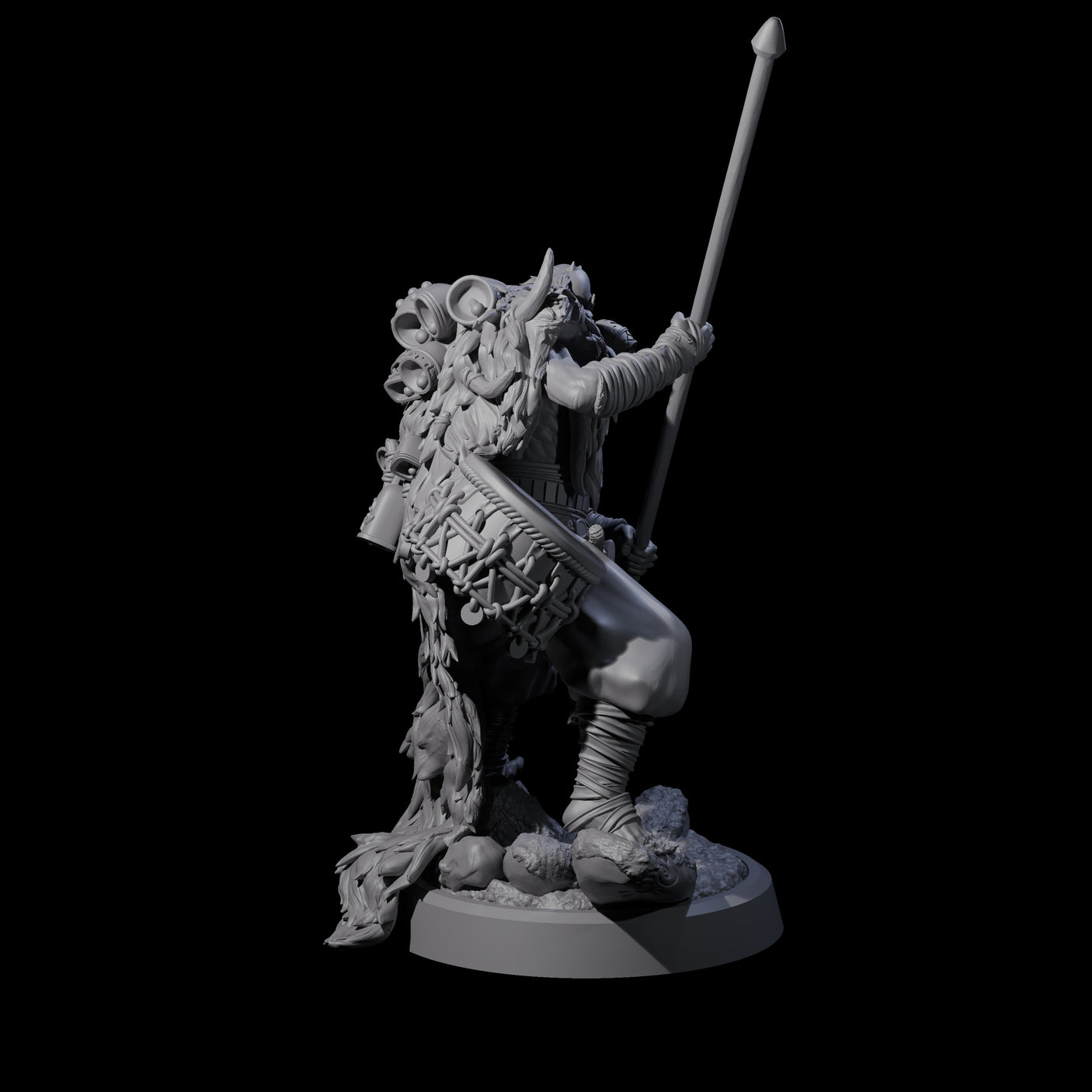 Four Deranged Pagan Cultists Miniature for Dungeons and Dragons, Pathfinder or other TTRPGs