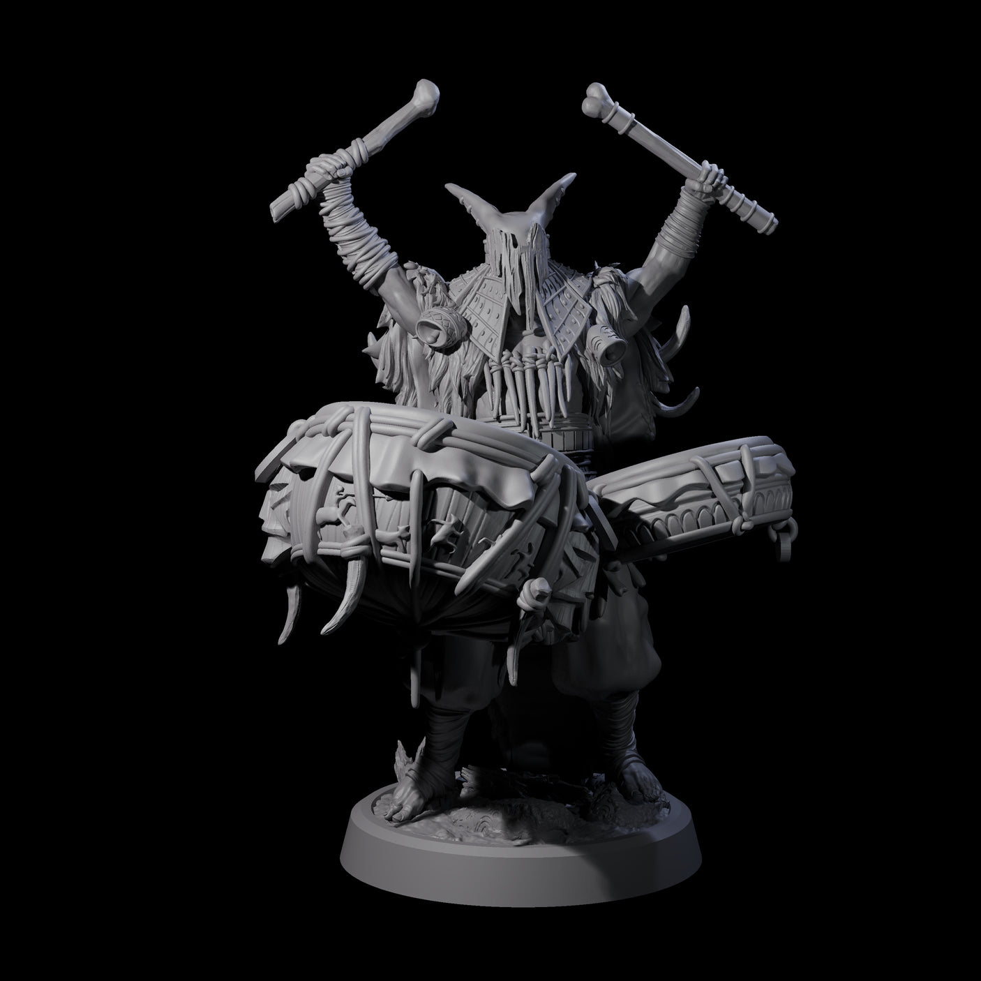 Four Deranged Pagan Cultists Miniature for Dungeons and Dragons, Pathfinder or other TTRPGs