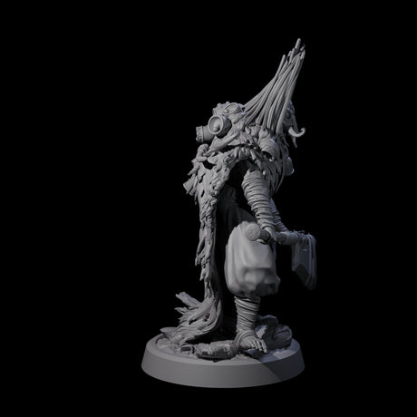 Four Deranged Pagan Cultists Miniature for Dungeons and Dragons, Pathfinder or other TTRPGs