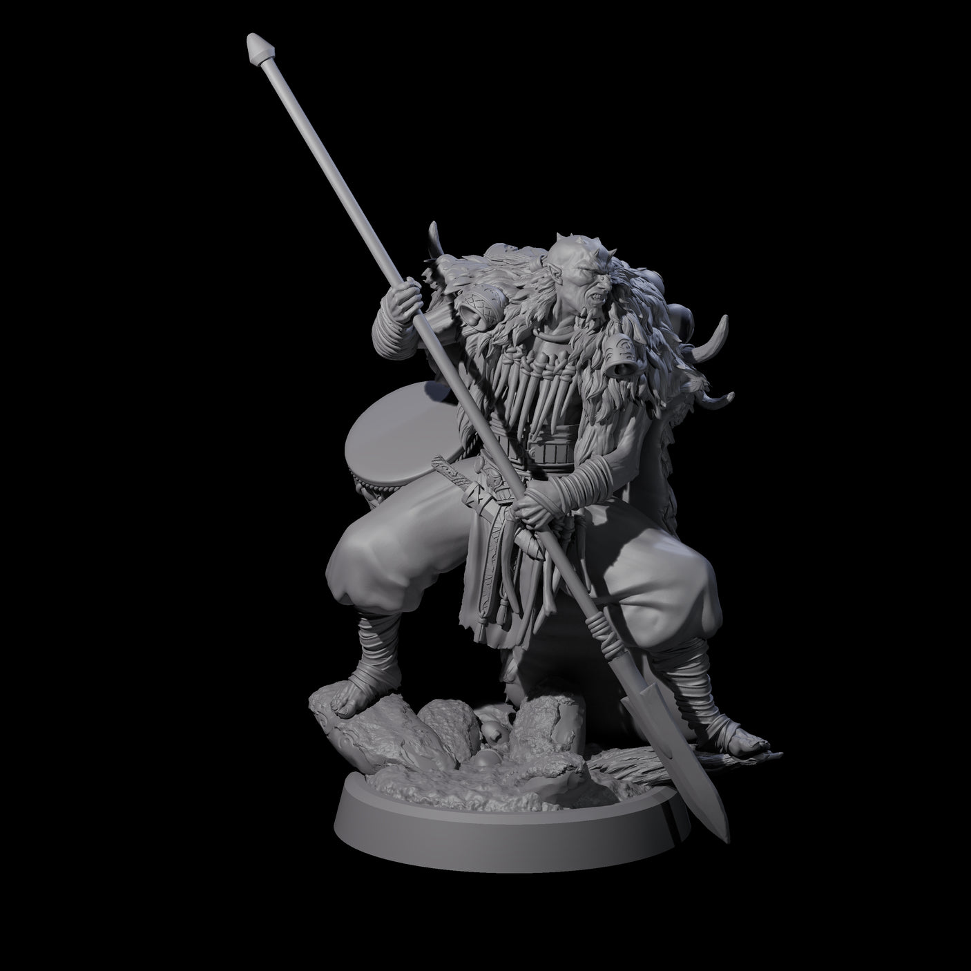 Four Deranged Pagan Cultists Miniature for Dungeons and Dragons, Pathfinder or other TTRPGs