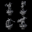 Four Descending Doomwalkers Miniature for Dungeons and Dragons, Pathfinder or other TTRPGs