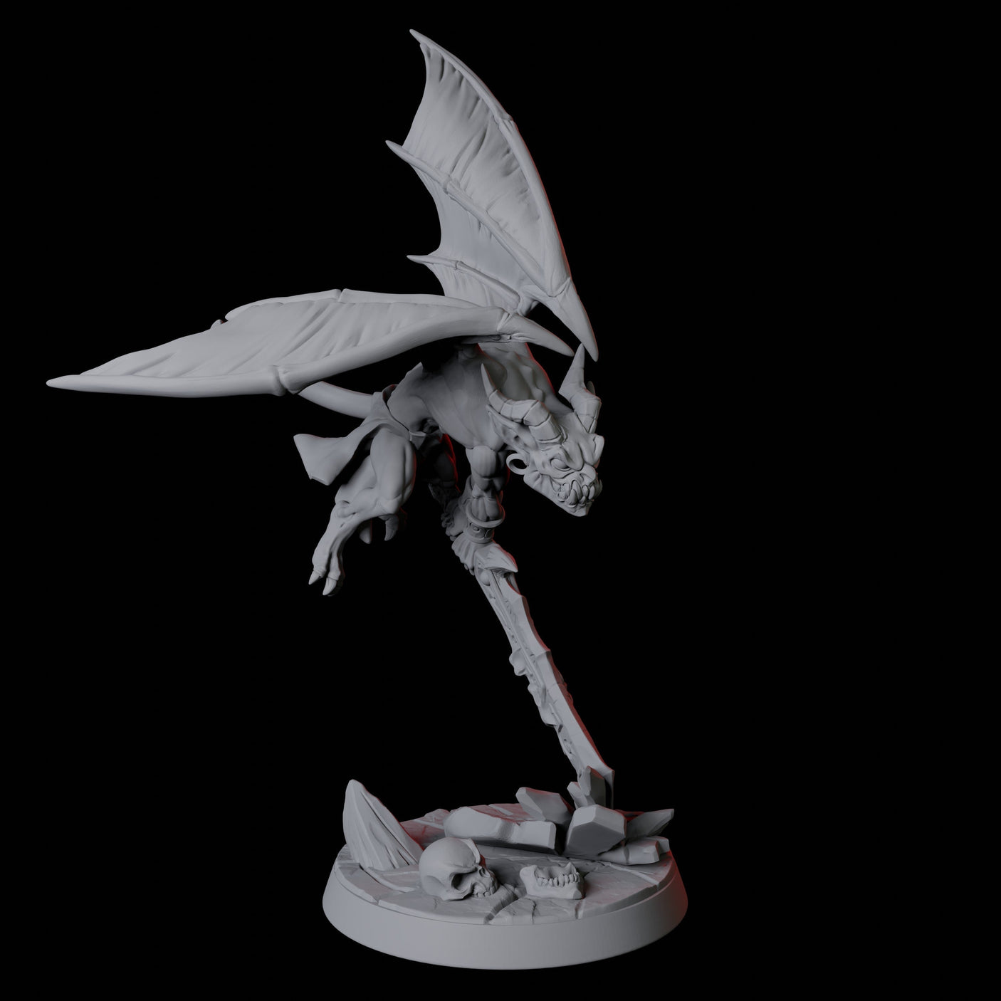 Four Devil Imps Miniature for Dungeons and Dragons, Pathfinder or other TTRPGs