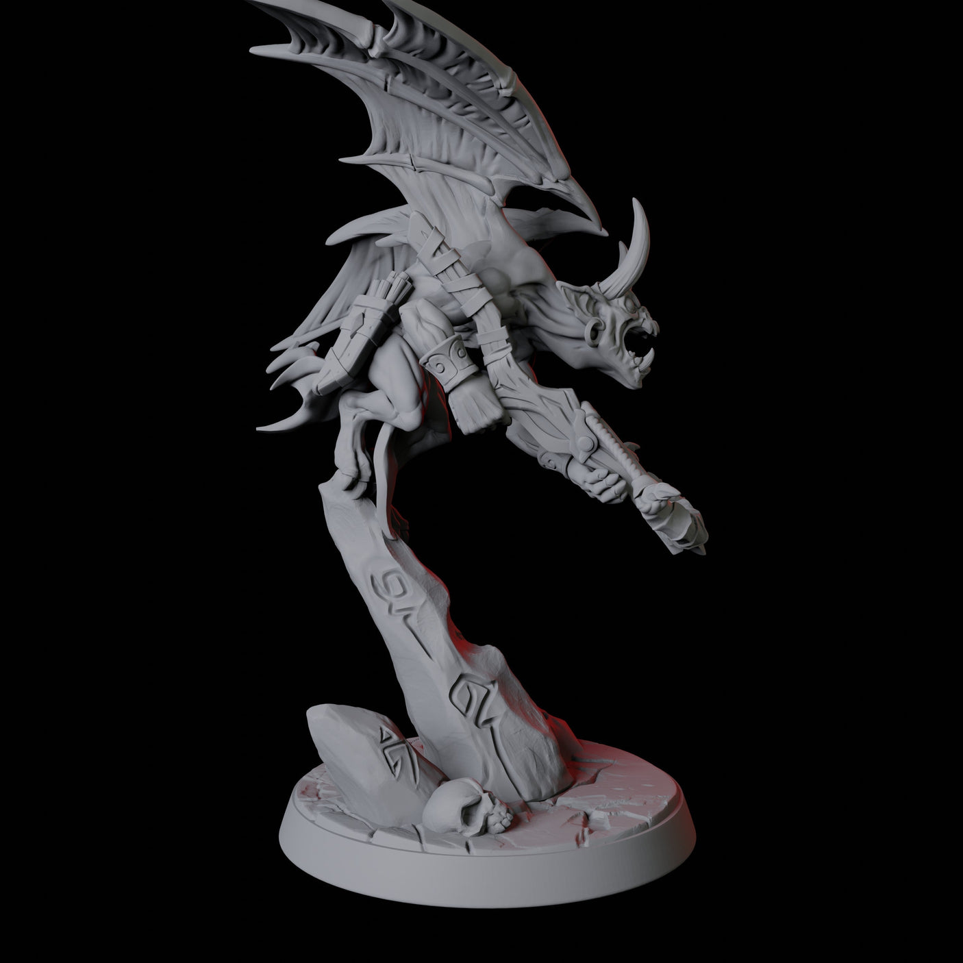Four Devil Imps Miniature for Dungeons and Dragons, Pathfinder or other TTRPGs
