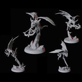Four Devil Imps Miniature for Dungeons and Dragons, Pathfinder or other TTRPGs