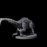 Four Devious Burrowdrakes Miniature for Dungeons and Dragons, Pathfinder or other TTRPGs
