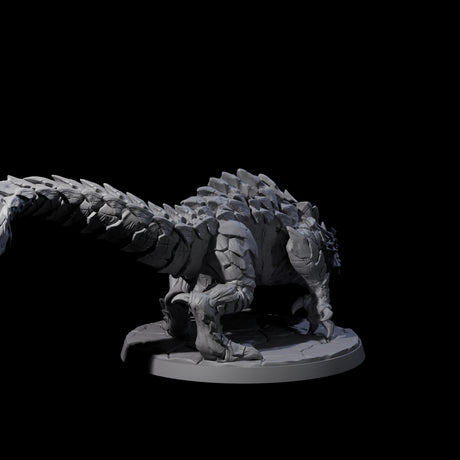 Four Devious Burrowdrakes Miniature for Dungeons and Dragons, Pathfinder or other TTRPGs