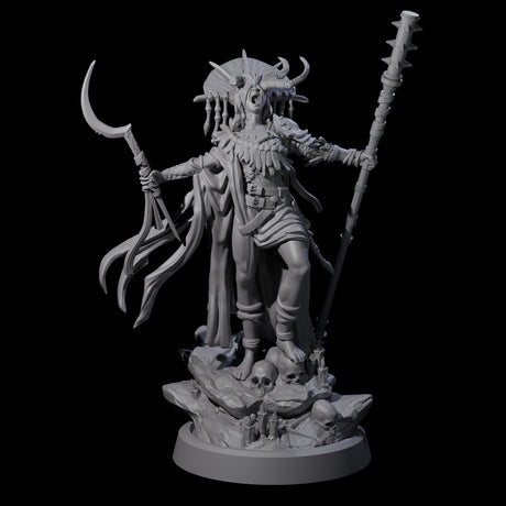 Four Disfigured Witches Miniature for Dungeons and Dragons, Pathfinder or other TTRPGs