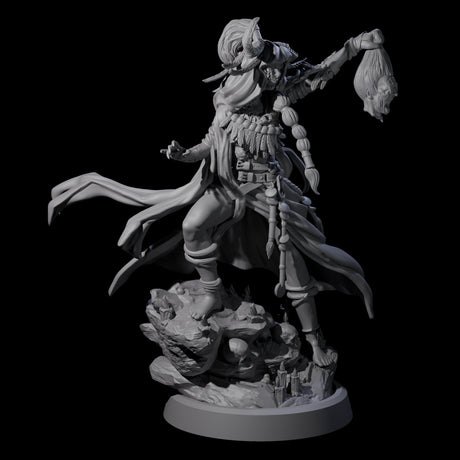 Four Disfigured Witches Miniature for Dungeons and Dragons, Pathfinder or other TTRPGs