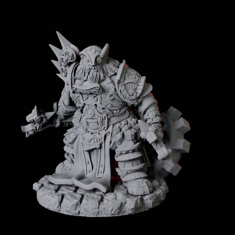Four Dwarf Artificer Engineers Miniature for Dungeons and Dragons, Pathfinder or other TTRPGs