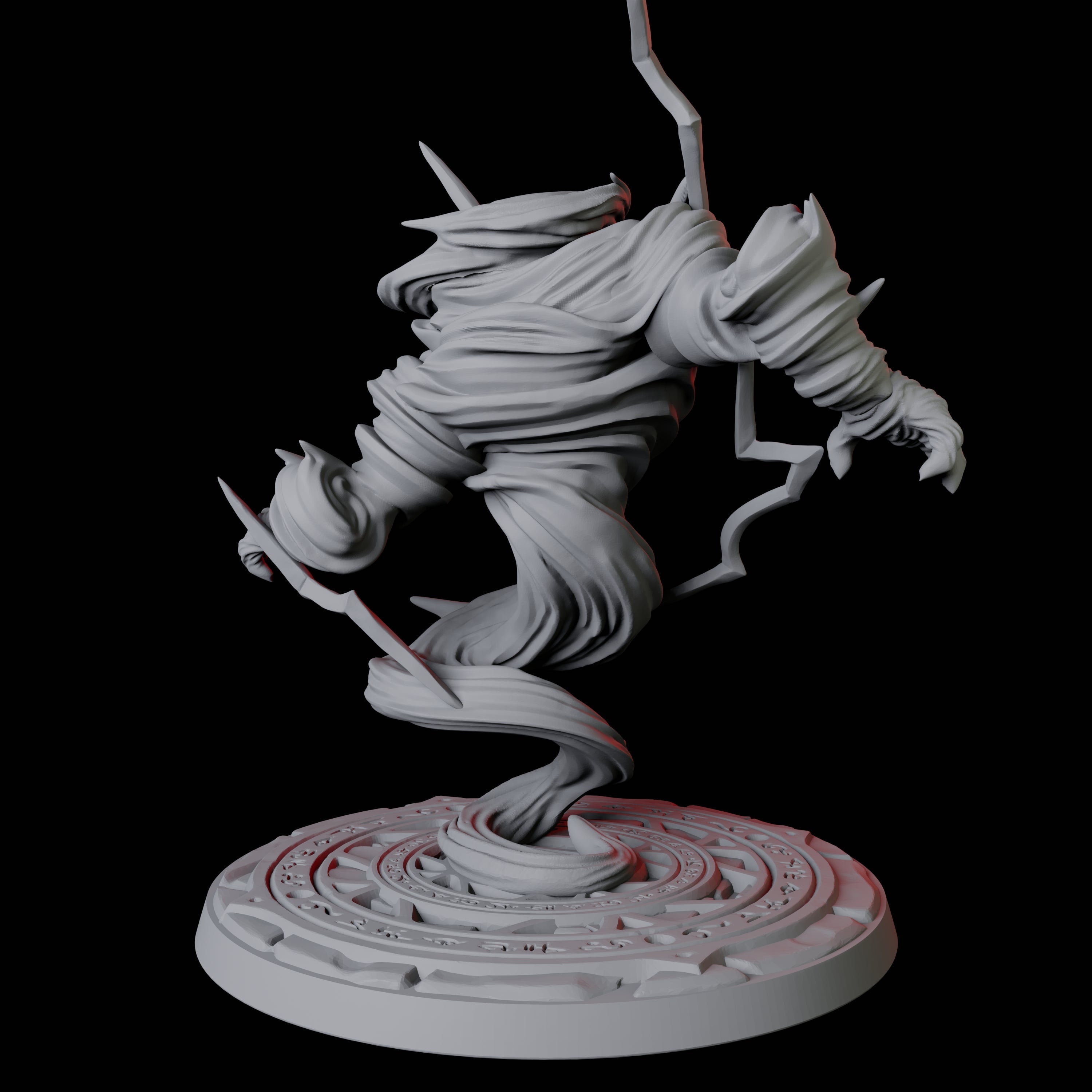 Four Elementals Miniature for Dungeons and Dragons, Pathfinder or other TTRPGs