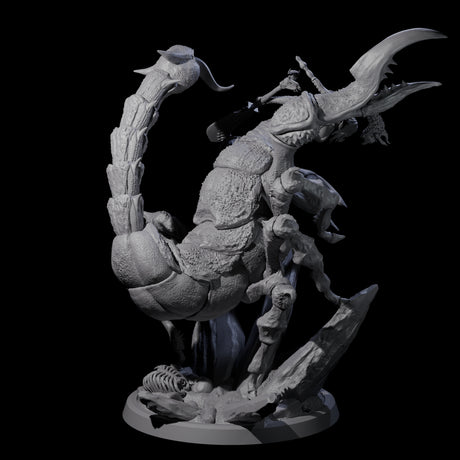 Four Enchanting Scorpion Driders Miniature for Dungeons and Dragons, Pathfinder or other TTRPGs