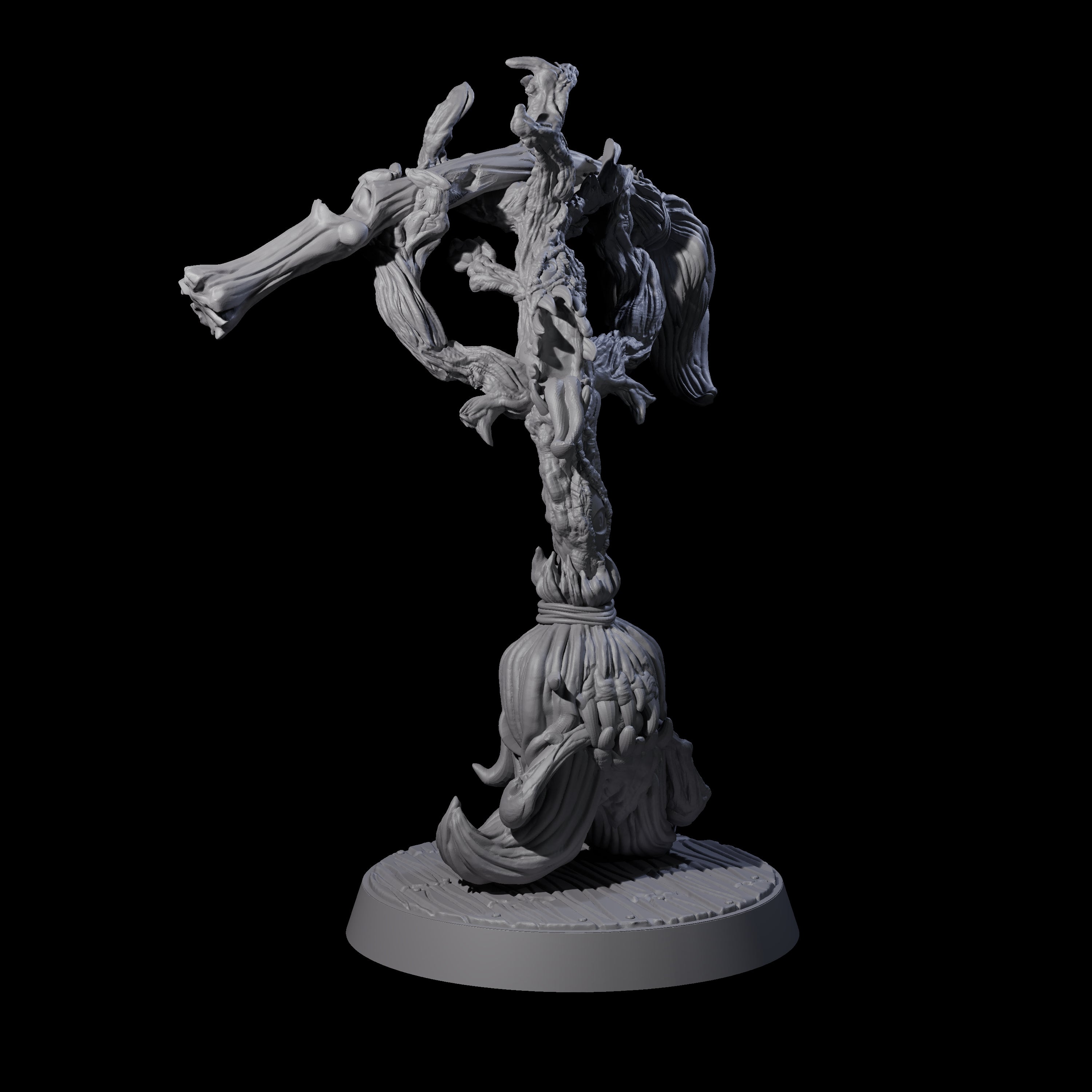 Four Evil Animated Brooms Miniature for Dungeons and Dragons, Pathfinder or other TTRPGs
